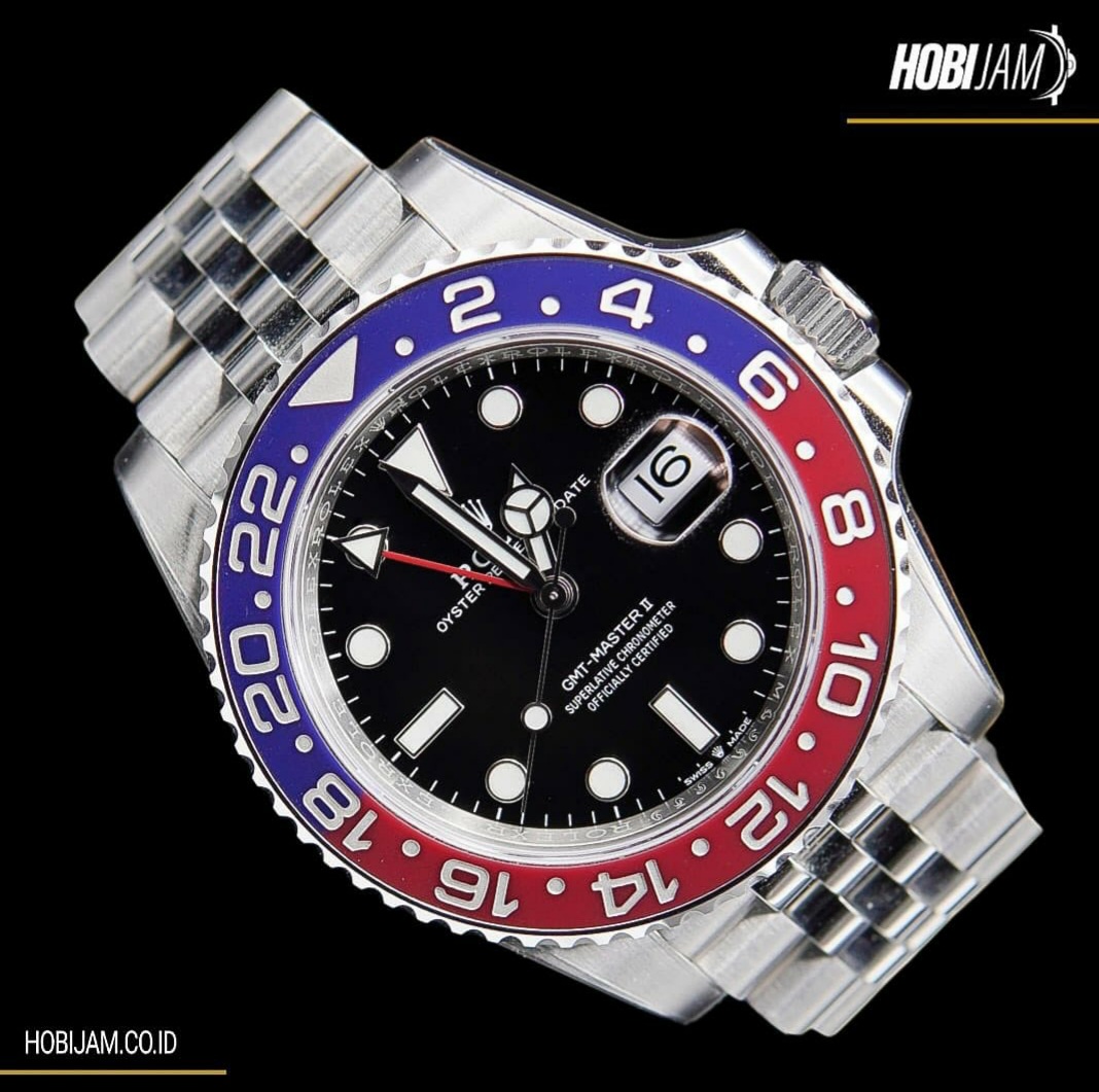 Rolex Gmt Master Ii Pepsi Jubille 40mm Hobijam Indonesia 2101